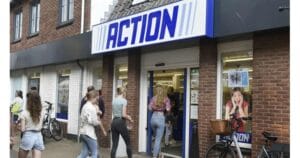 Gevel van een Action winkel