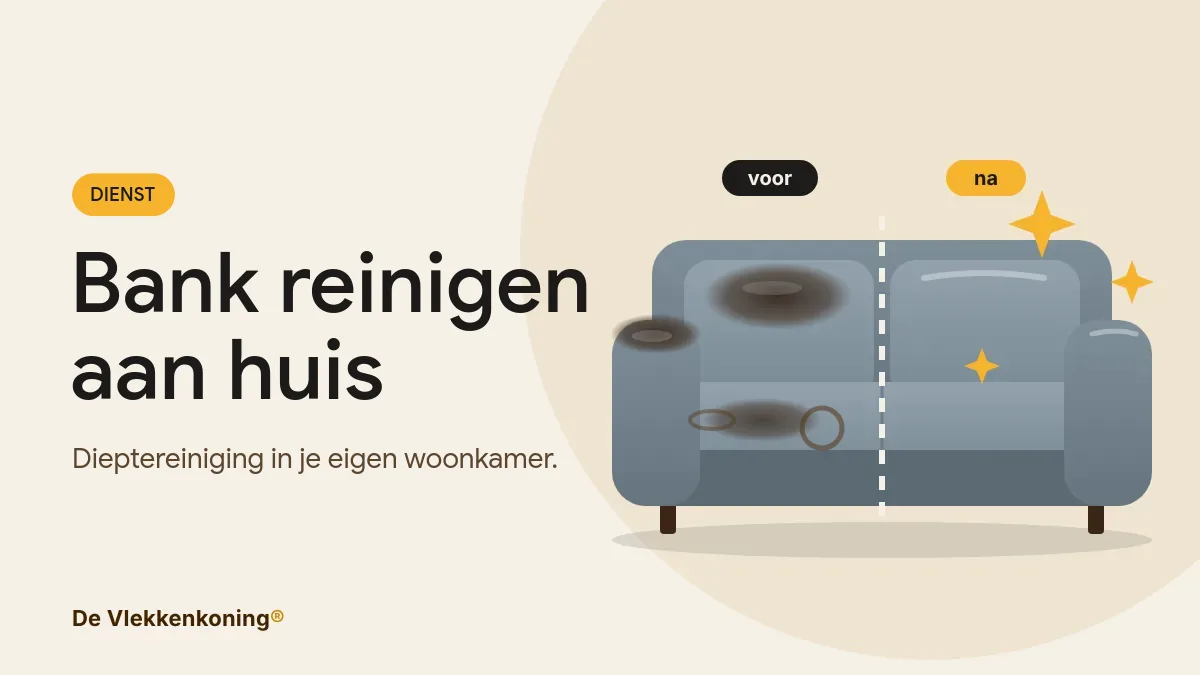 Bank reinigen aan huis