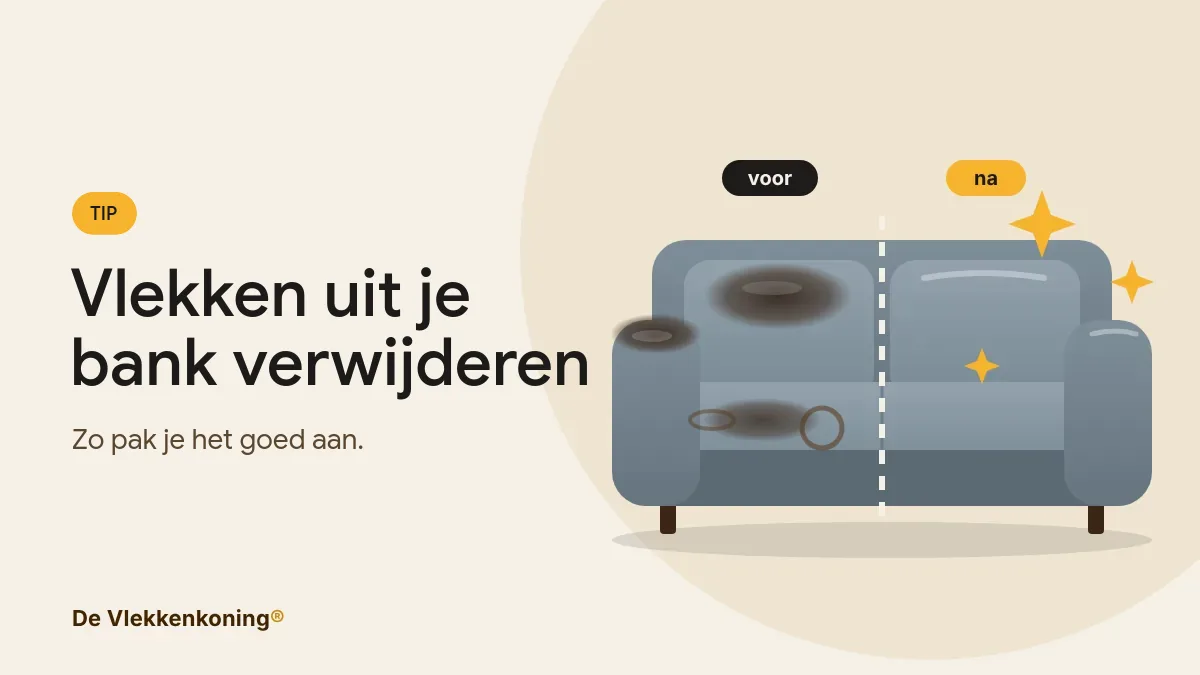 Bank reiniging vlekken verwijderen