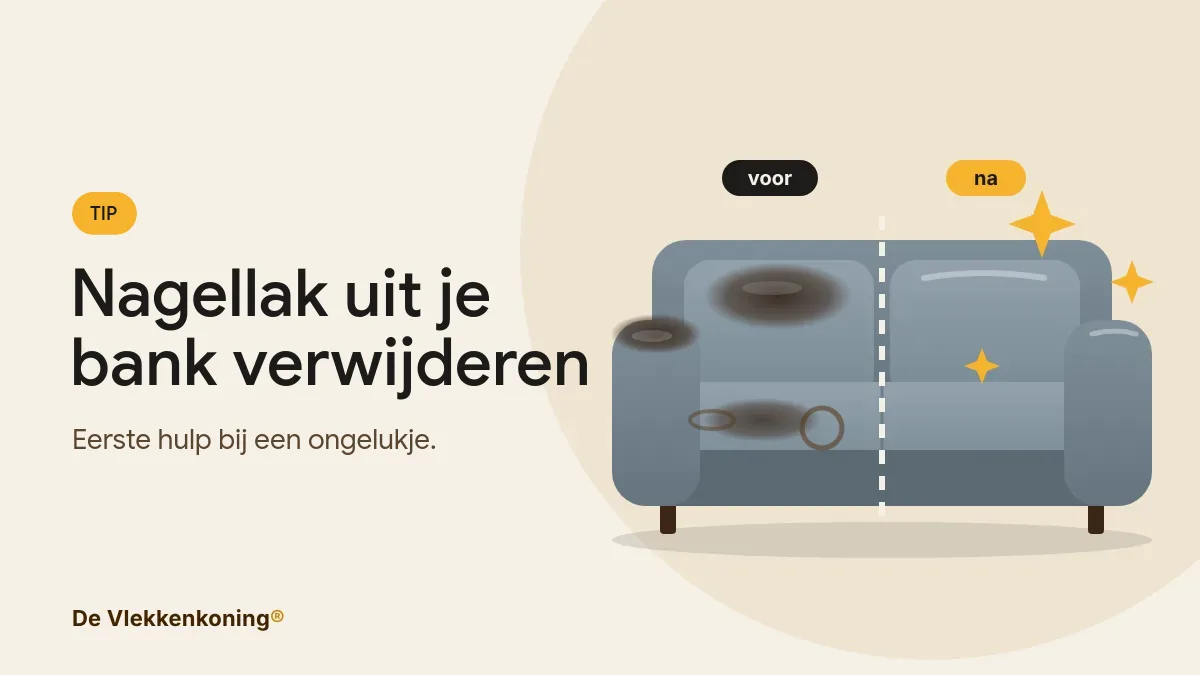 Nagellak uit bank verwijderen