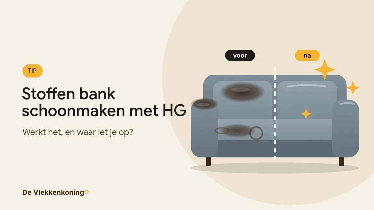 Stoffen bank schoonmaken HG