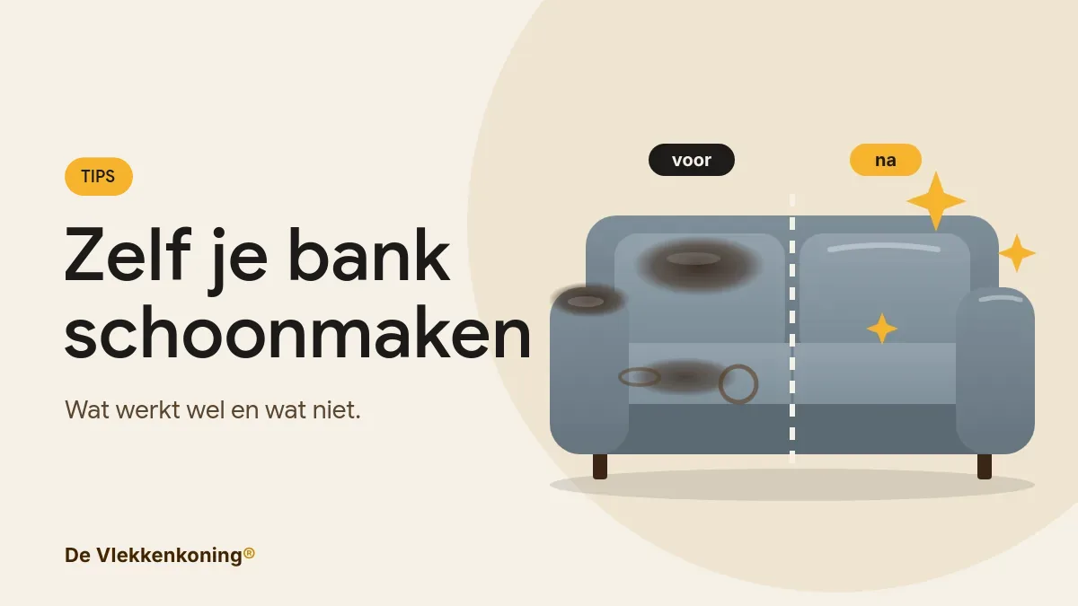 Zelf je bank schoonmaken?